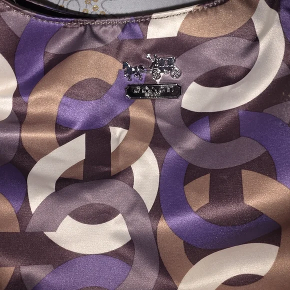 Coach Multicolor Patterned Handbag - Picture 4 of 11